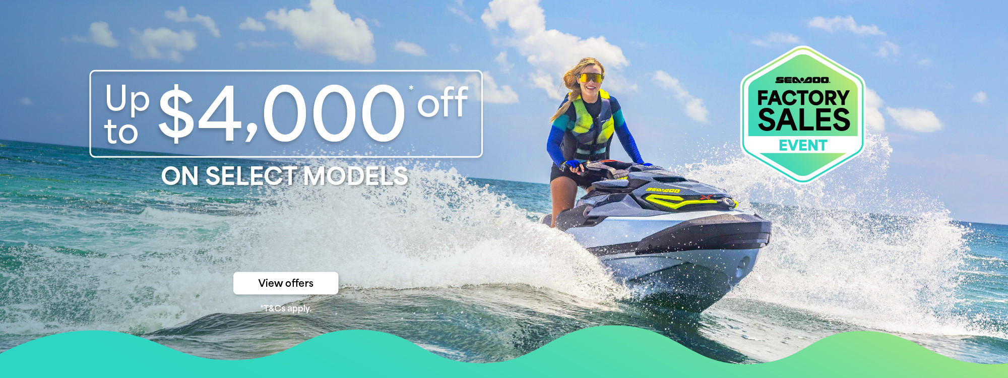 Australia Sea-Doo Retail Program 24 Aug - 31 Oct 2026